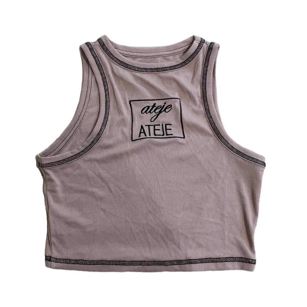 NWOT SOURPUFF SHOP ATEJE TANK TOP IN BEIGE